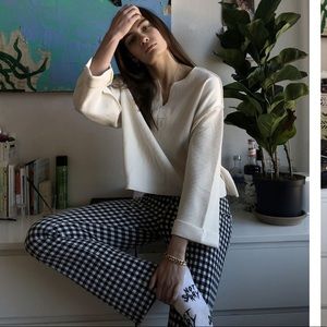 UO Jax Inside Out Notch Neck Top